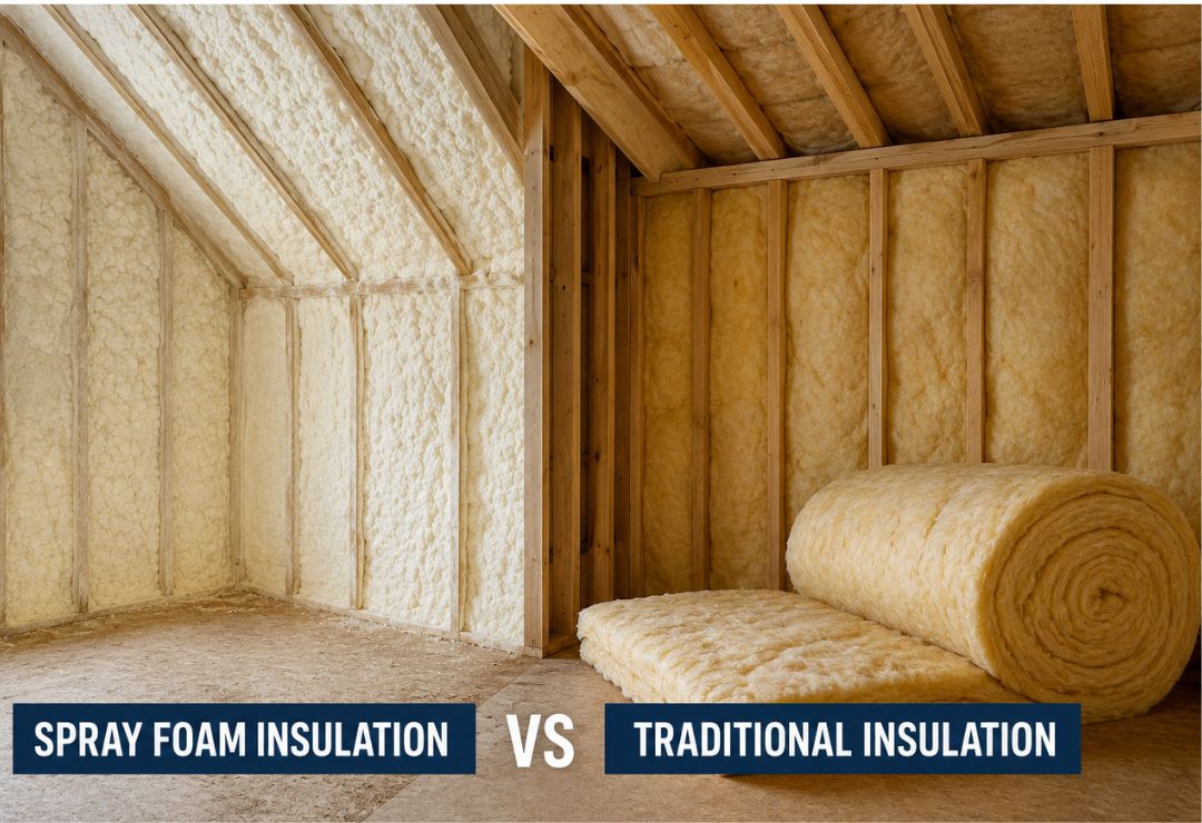 Spray Foam Insulation vs Traditional Insulation: Which Option Fits Your Home?
